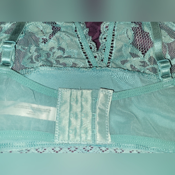 Real lingerie mint green lacy bralette XL - Picture 5 of 8